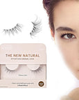 KISS The New Natural Effortless Minimal Look False Eyelashes 12mm, Half Strip Lash Single Pack, NNH01, 1 Pair