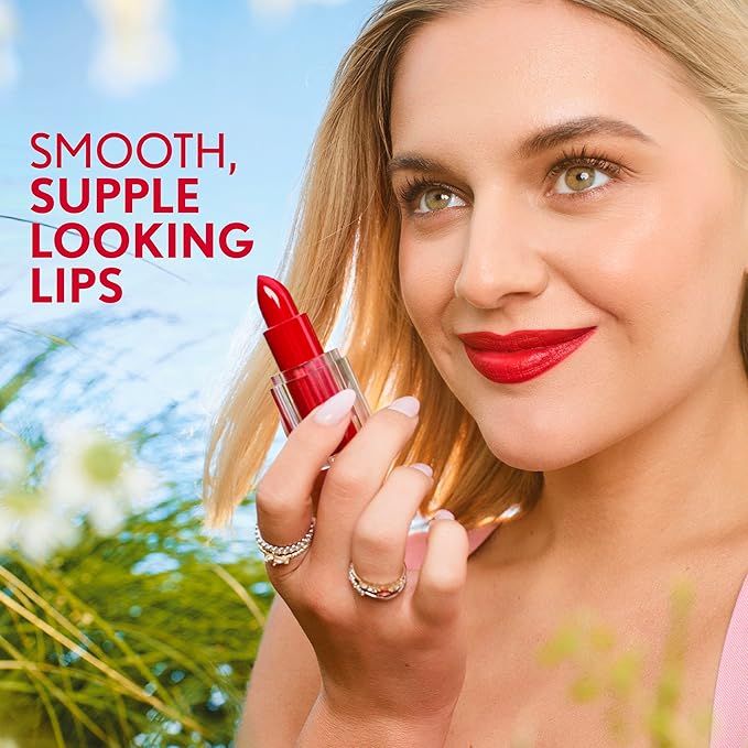 COVERGIRL Clean Lip Color, Dreamy Pink, Satin Finish, Squalane, Avocado & Aloe, Carmine-Free, Non-Drying, 0.12oz