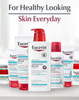 Eucerin Advanced Repair Unscented Body Lotion for Dry Skin (16.9 Fl Oz) + Advanced Cleansing Body and Face Cleanser for Sensitive Skin, Fragrance Free (16.9 Fl Oz)