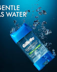 Gillette Antiperspirant and Deodorant for Men, 72hr Sweat & Odor Protection, Long Lasting Freshness, Anti-White Mark Technology, Clear Gel, Wild Rain Scent, 3.8 oz (Pack of 2)