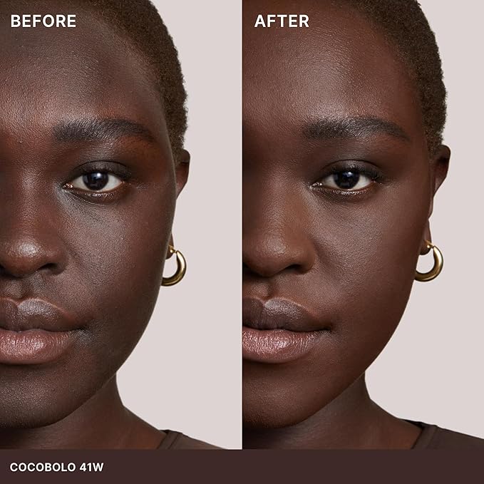 ILIA - Skin Rewind Complexion Stick - Foundation + Concealer + Skincare | Non-Toxic, Vegan, Cruelty-Free, Clean Makeup (41W - Cocobolo, 0.35 oz | 10 g)
