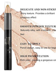Boobeen Waterproof Eyeshadow Stick Crayon - Shimmer Cream Eyeshadow Pen for Easy Glitter Eye Makeup (15#)