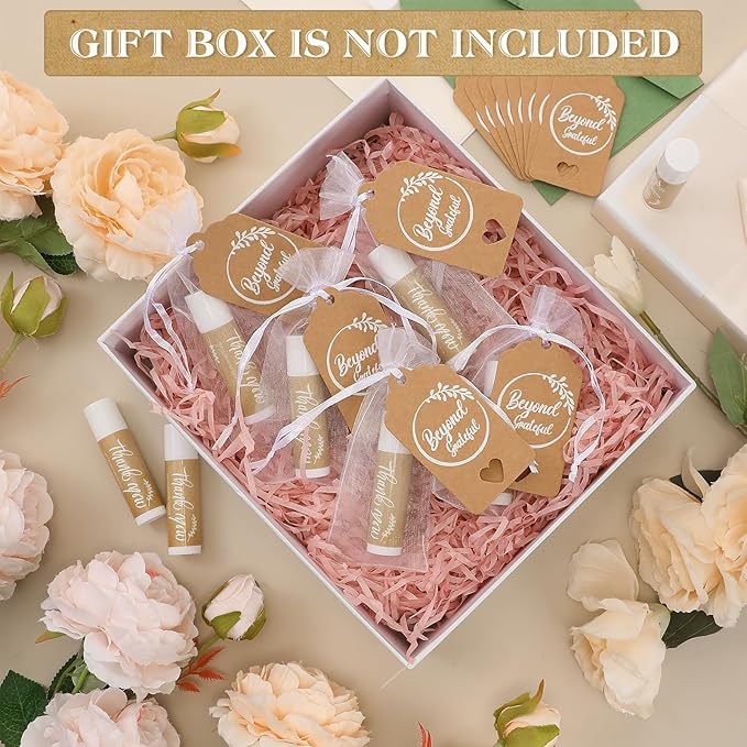 100 Set Thank You Lip Balm Guests
