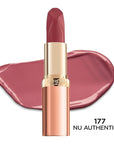 L'Oreal Paris Colour Riche Les Nus Lipstick, Nu Authentique, 0.13 Oz.