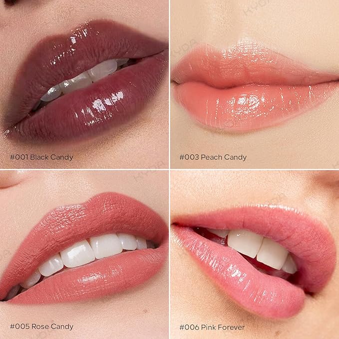KYDA 2 Colors Honey Lipstick Tinted Lip Balm, Sheer Hydrating Honey Lipstick, with a Hint of Natural Sheer Tint, Moisturizing Lips Color, Nourishing Lip Balm