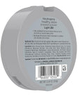 Neutrogena Healthy Skin Pressed Makeup Powder Compact with Light 20,. 34 oz