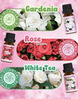 Floral Essential Oils Set, ARVIDSSON Natural Flower Fragrance Oil Gift for Women - Lavender, Jasmine, Cherry Blossom, Gardenia, White Tea, Rose Essential Oil for Diffuser & Candle Making