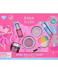 Luna Star Naturals Klee Kids Deluxe Play Makeup Kit. Gentle and Non-Toxic. Made in USA. (Pink Ballet Fairy)