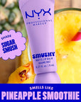 NYX PROFESSIONAL MAKEUP Smushy Matte Lip Balm, Tinted Lip Moisturizer with Soft, Matte Finish - Sugar Smush (Transparent)