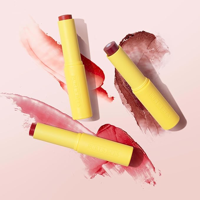 Burt’s Bees Tinted Boosted Balm, Misty Mauve, Hydrating Tinted Lip Balm with Vitamin C, E, and F Core, 24 Hour Lip Moisturizer with Responsibly Sourced Beeswax, 100% Natural Origin, 1 Count, 0.16oz