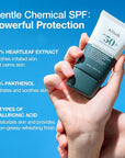 Anua Heartleaf Silky Moisture Mild Sunscreen, Broad Spectrum SPF 50+ with Moisturizing Formula, Lightweight Korean Sunscreen, Natural finish, Vegan, korean skin care 50ml / 1.69 fl. oz.