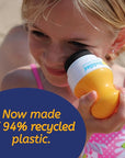 Solar Buddies Sunscreen Applicator - Single Nude - Refillable Roll on Sponge Sunscreen, Suncream & Lotion Applicator For Kids, Adults & Families - Holds 3.4fl oz, Perfect Size for Travel