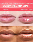 Farmacy Peptide Lip Smoothie - Hydrating Lip Balm with Vitamin C to Visibly Plump & Smooth Lines - Nourishing Treatment with a High-Gloss Finish - Apple (10g)