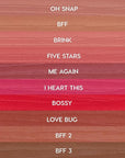 ColourPop Lil Box of Lippie Pencils Makeup Kit - 10-Piece Vegan Lip Liner Set (3.05 oz)