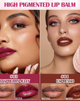 DAGEDA 3Colors Lip Glowy Balm Set, Lips(B)