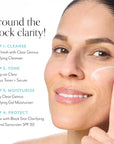 Bliss Clear Genius Clarifying Gel Moisturizer with CLARITY 5 Complex | Salicylic Acid, Niacinamide & Witch Hazel for Blemish-Prone Skin, 1.7 fl oz