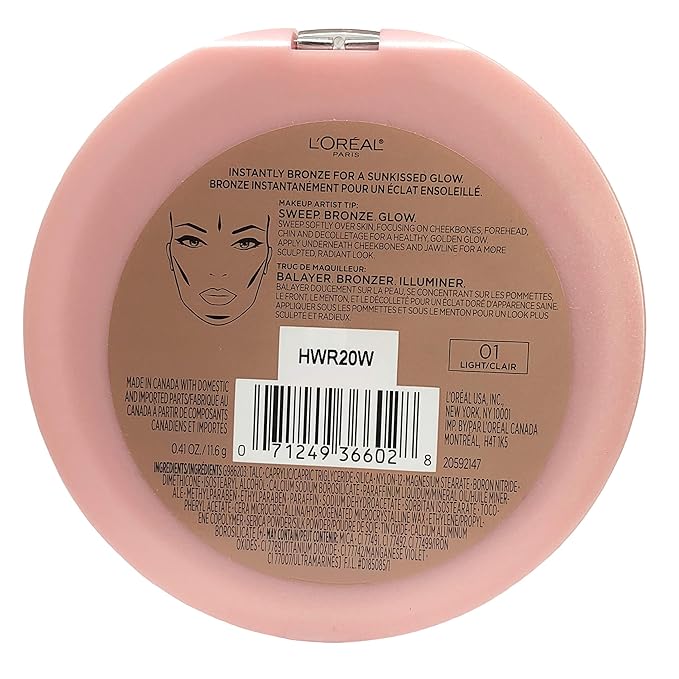 L'Oreal Paris Cosmetics True Match Lumi Bronze It Fluid Ounce