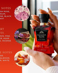 H HABIBI Sahara Rose Perfume for Men – 2.5 oz (75ML) Long Lasting Arabian Cologne, Floral Amber Woody Men Perfume, Luxury Fragrance Gift for Special Occasions