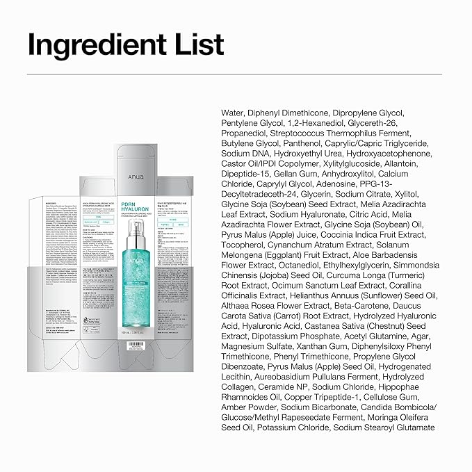 Anua Salmon DNA PDRN Serum Spray,Texture revive spray, Easy&Quick for the glass skin, Early Plumpness&Hydrating,Firming Facial Spray, Rejuvenating skin, Reverse Micelle Structure, Korean skincare