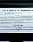 Matte Black, Medium Brown and Off White Vegan Eyeshadow Trio Palette; Talc, Paraben & Cruelty Free
