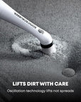 Household Cleaning Brush - Electric Scrubbing Brush - Home, Kitchen & Bathroom - Removes Mould & Cleans Grout (Washing-Up System)