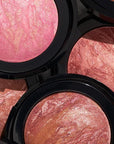 LAURA GELLER NEW YORK Baked Blush-n-Brighten Marbleized Blush + Angled Brush (02 Pink Buttercream, 47mm)