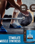 Vital Proteins Performance Powder, 25g Lactose-Free Milk Protein Isolate Powder, NSF for Sport Certified, 10g Grass-Fed Collagen Peptides, 8g EAAs, 5g BCAAs, Gluten-Free - Chocolate, 1.72lb