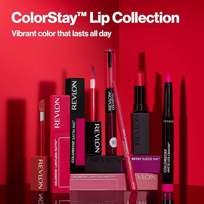 Revlon Liquid Lipstick with Clear Lip Gloss, ColorStay Overtime Lipcolor, Dual Ended with Vitamin E, 340 Eternally Tan, 0.07 Fl Oz