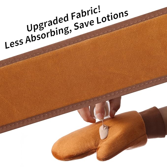 Tanning Mitt, Body Brush & Back Tanner Applicator Kit – Self-Tan Applicator for Body, Face & Hard-to-Reach Areas | Includes Storage Pouch