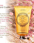 Panier des Sens - Hand Cream for Dry Hands 2.5 fl oz - Long-lasting Hydration and Delicate Rose Scent - Softens and Protects Dry Skin - 20% Shea Butter & Olive Oil - Moisturizing Hands After Washing