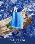 Nautica Blue Eau de Toilette 1.6 fl oz (Pack of 1), Notes of Basil, Jasmine, and Cedarwood, Men's Fragrance, Long Lasting, Everyday Fragrance, Travel Size