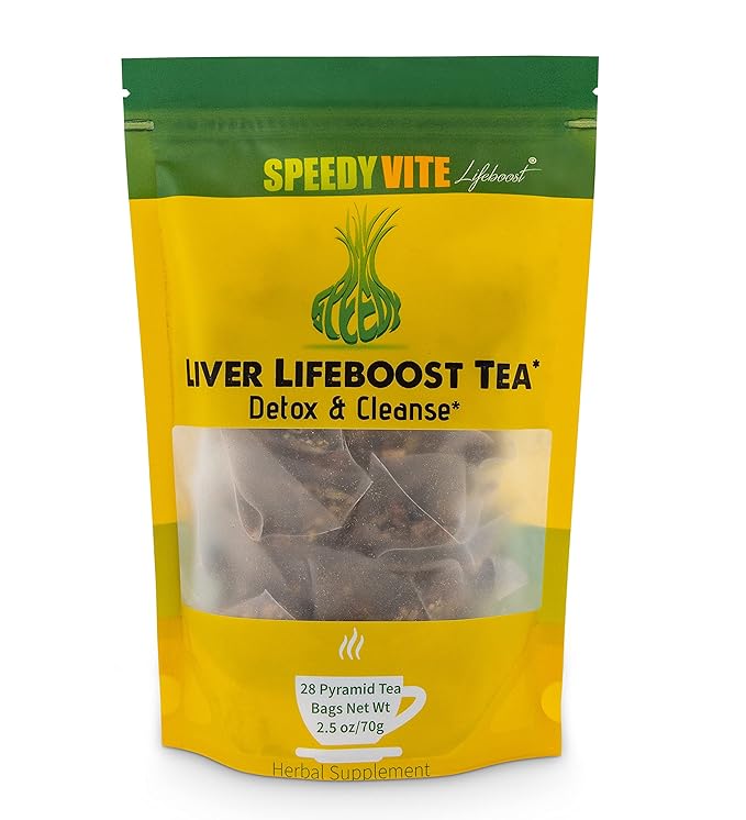 Liver Detox Tea | USDA Organic (28 Teabags) Cleanses, Supports Liver, Gallbladder Health with Dandelion Leaf, Fennel, Ginger and More