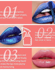 Peel Off Lip Stain Lip Tint Matte Liquid Lipstick Nude Lip Gloss Long Lasting Waterproof Lip Tint Stain Non-stick Cup Peel Off Lipstick Lip Makeup for Women Girls - 01