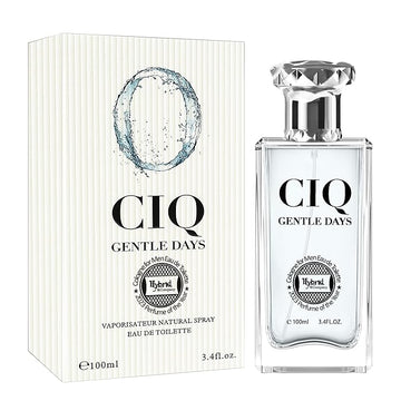 Hybrid & Company Ciq Gentle Days Pour Homme Eau De Toilette Natural Spray Vaporisateur,3.4FL.OZ
