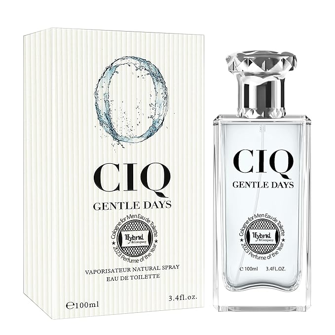 Hybrid & Company Ciq Gentle Days Pour Homme Eau De Toilette Natural Spray Vaporisateur,3.4FL.OZ
