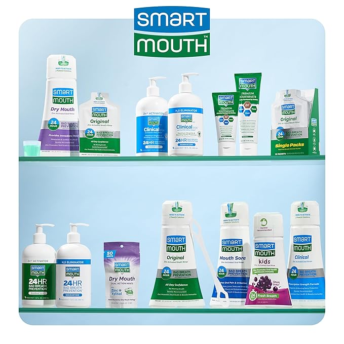 SmartMouth Premium Toothpaste for Elite Oral Health Protection, 6 oz, 4-Pack