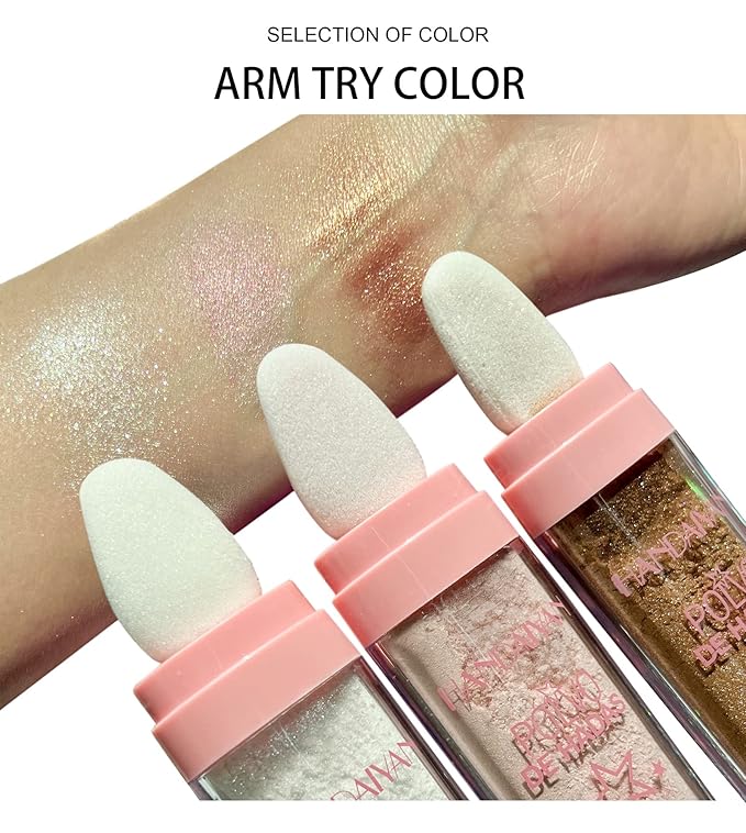 AKARY Body Glitter, Fairy Polvo De Hadas Shimmer