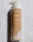 Cremo White Jasmine Amber Skin Moisturizing Body Wash for Women, Notes of White Jasmine, Red Currant, and Sweet Amber, 16 Fl Oz