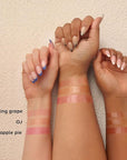 Roller Glaze in Feeling Grape, color changing nourishing lip oil which adapts to the natural pH in your lips