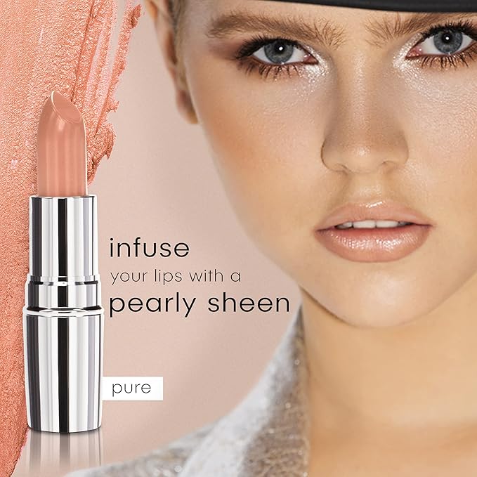 nude envie - Lipstick - Creamy & Long-Lasting Finish - Velvety Texture & Easy Application - Luxury Hydration - With Shea Butter, Vitamin E & Jojoba Oil - Vegan, Paraben-Free & Cruelty-Free - Pure