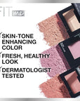 Maybelline Fit Me Blush, Lightweight, Smooth, Blendable, Long-lasting All-Day Face Enhancing Makeup Color, Nude, 1 Count