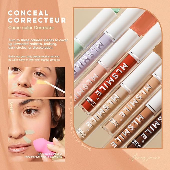 Color Liquid Contour, HD Studio Skin Flawless Water-Based Concealer, 04