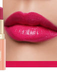 Oulac Moisturizing Shine Rose Pink Lipstick for Women, 2 in 1 Tinted Lip Balm for Winter, Hydrated Juicy and Glossy Lip Color for Dry, Cracked and Chapped Lips, Vegan 2.2g/0.07oz (09)