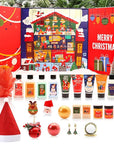 Advent Calendar 2025 Adult, Holiday Gift Baskets for Women with Hand Cream, Epsom Salt, Candle, Necklace, Brooch, Ear Clips, Skincare Beauty Advent Calendar, Happy New Year Countdown Calendar Gift Set