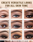 6 Colors Mini Naked Eyeshadow Makeup Palette with Brush Neutral Nude Smoky Eye Shadow Taupe & Brown Matte Make Up Pallet with Mirror Highly Pigmented Long Lasting Waterproof Travel Size Gift Kit