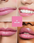 Oulac Moisturizing Shine Lipstick For Women Christmas Set 2PCS, 2 in 1 Tinted Lip Balm for Winter, Hydrated Juicy and Glossy Lip Color for Dry, Cracked and Chapped Lips, Vegan [07+14]
