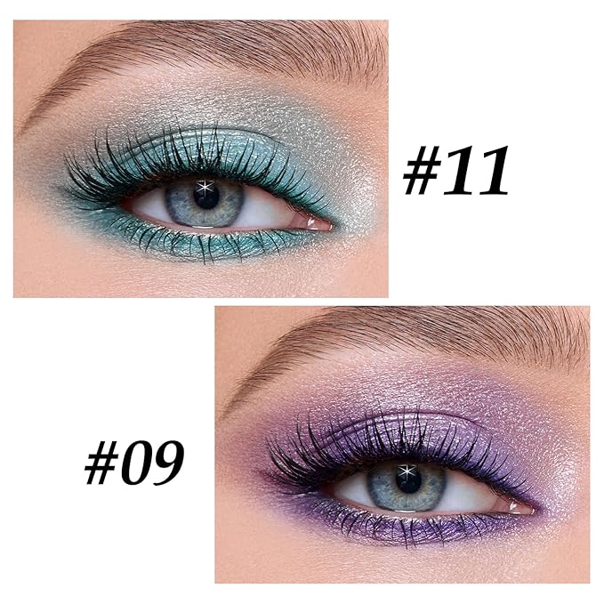 Boobeen Waterproof Eyeshadow Stick - Easy to Use, Shimmer Cream Eyeshadow Pen for Glitter Eye Makeup