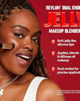 Revlon Dual Ended Jelly Makeup Blender Tool, Silicone