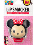 Lip Smacker Disney Minnie Mouse Tsum Tsum Flavored Lip Balm, Minnie Strawberry Lollipop, Clear, For Kids