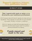 Complete Natural Products Pure Organic Dandelion Root Capsules - 530mg Capsules 100 Pills Dried Dandelion Root Herbal Supplement